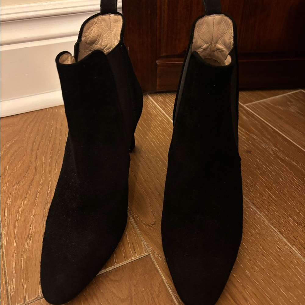 Manolo Blahnik Black Ankle Boots - Picture 10 of 11